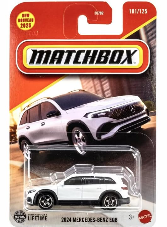 Amazon.com: Matchbox 2024 Mercedes-Benz EQB [White] 101/125, New
